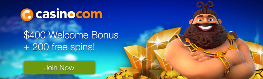 Casino.Com Welcome Bonus