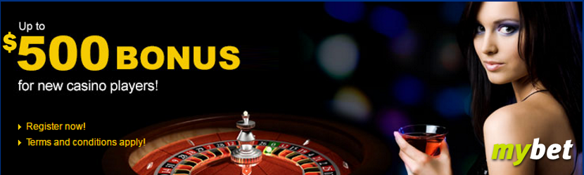 MyBet Online Casino Offer Banner