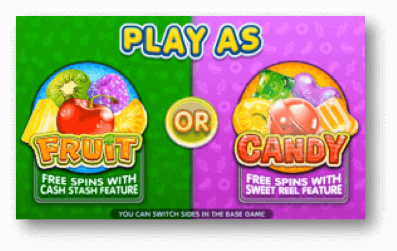 Fruit vs. Candy Pokie